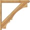 Ekena Millwork Balboa Craftsman Rough Sawn Outlooker, Western Red Cedar, 6"W x 46"D x 46"H OUT06X46X46BOA04RWR - alternate 4
